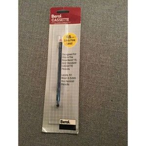 Berol Cassette 5502-1C Mechanical Thin Lead Pencil Refills 0.5mm New Vintage
